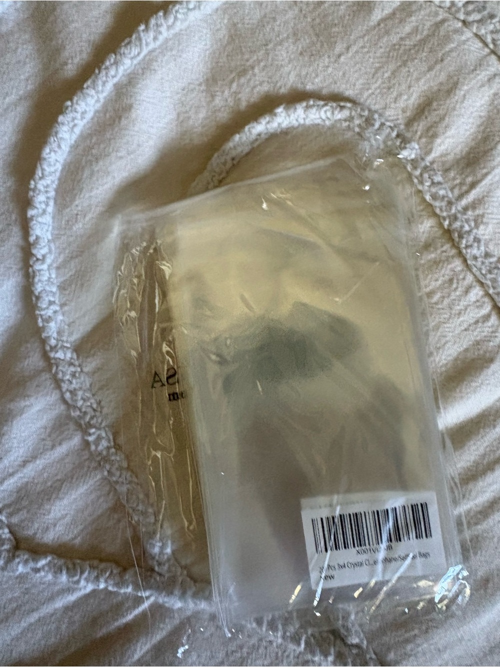 Clear Silicone sealable packaging 199 packets